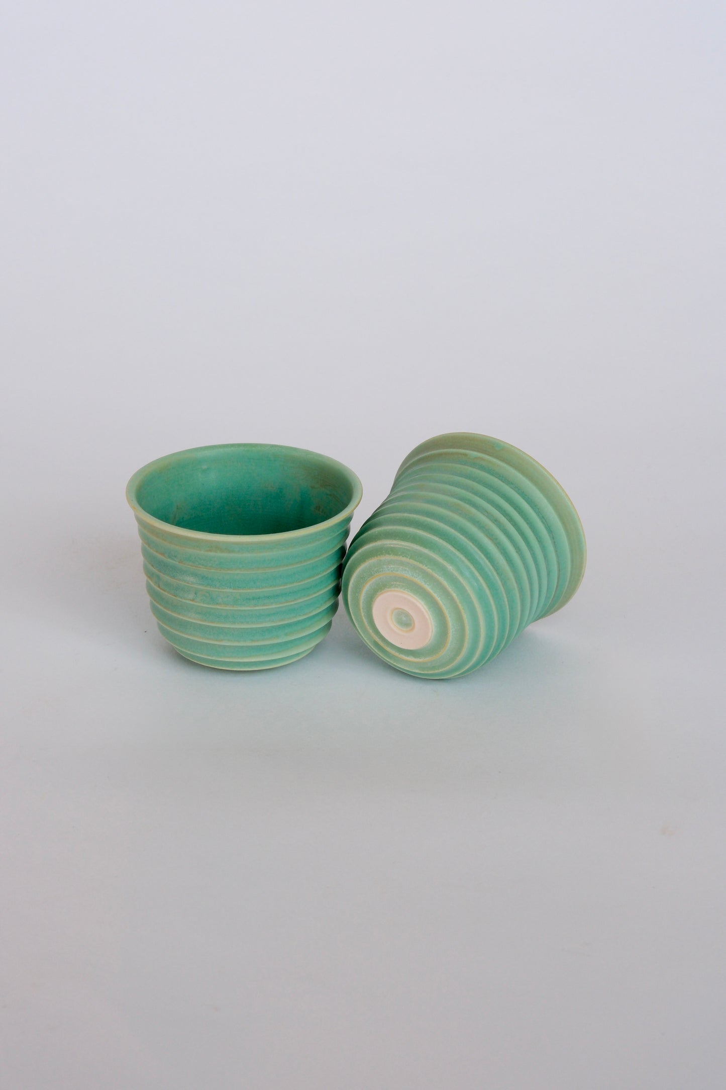 Green Cups Swirl Cups