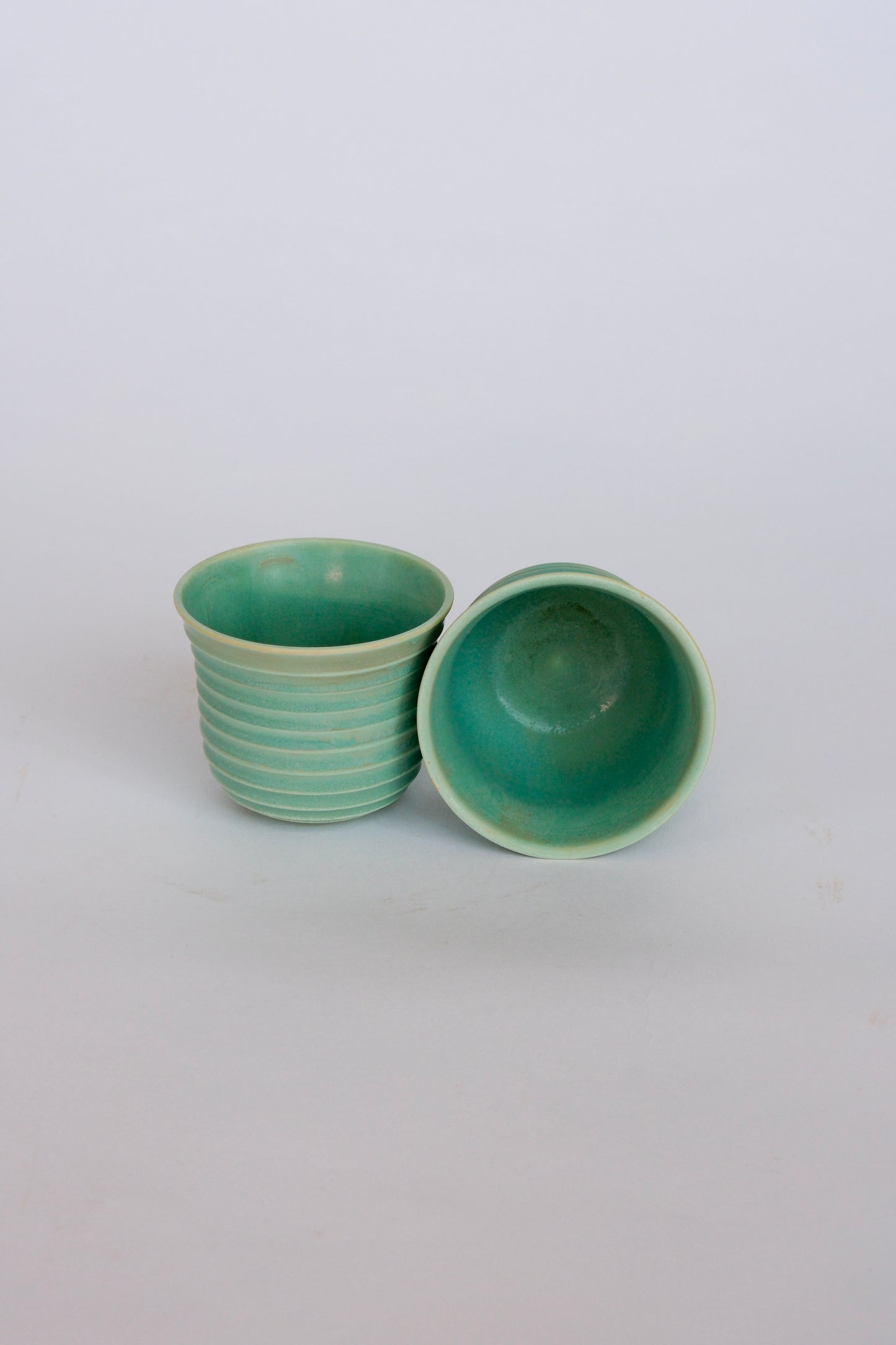 Green Cups Swirl Cups