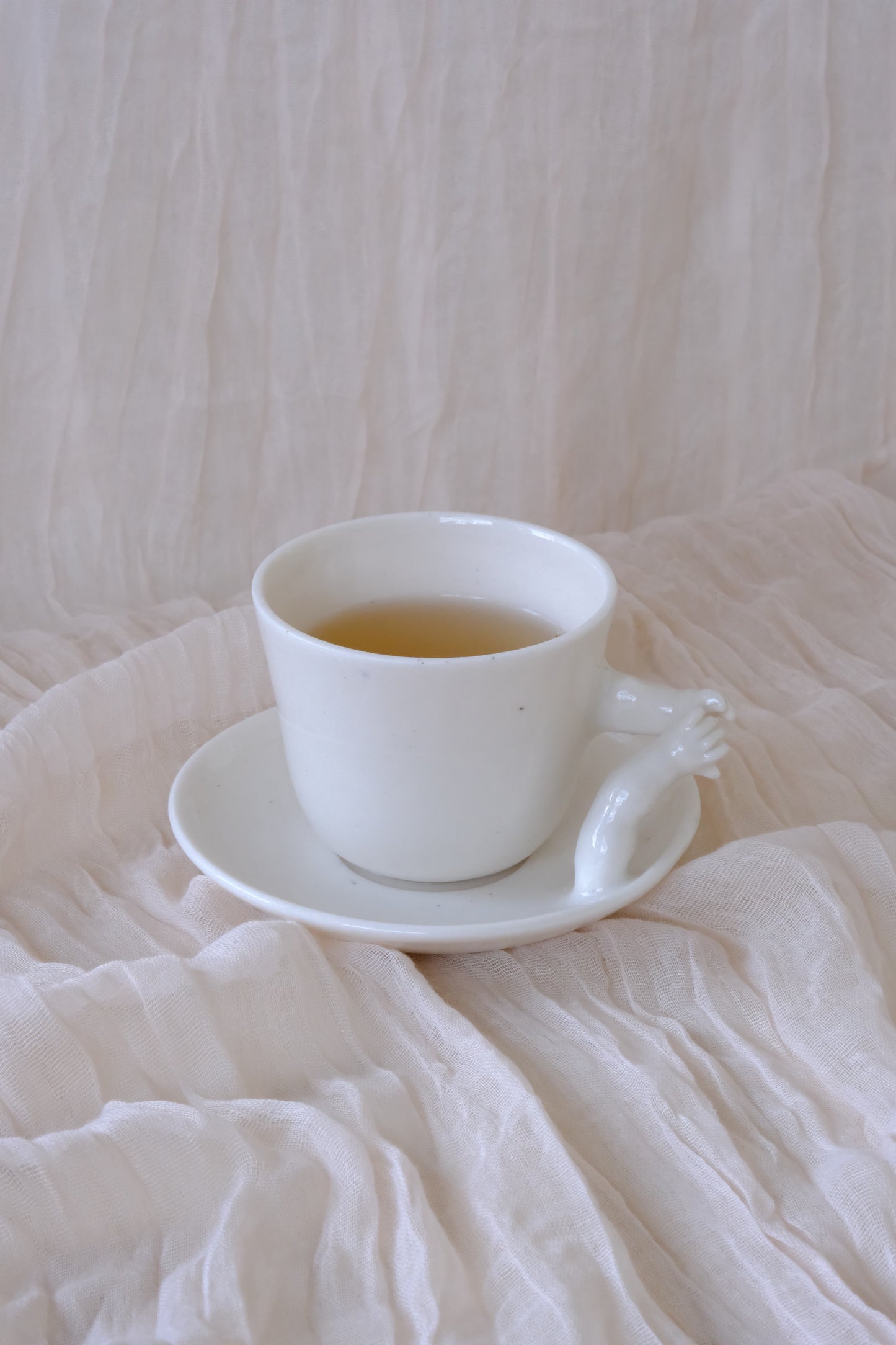 Touching Cup and Saucer Set