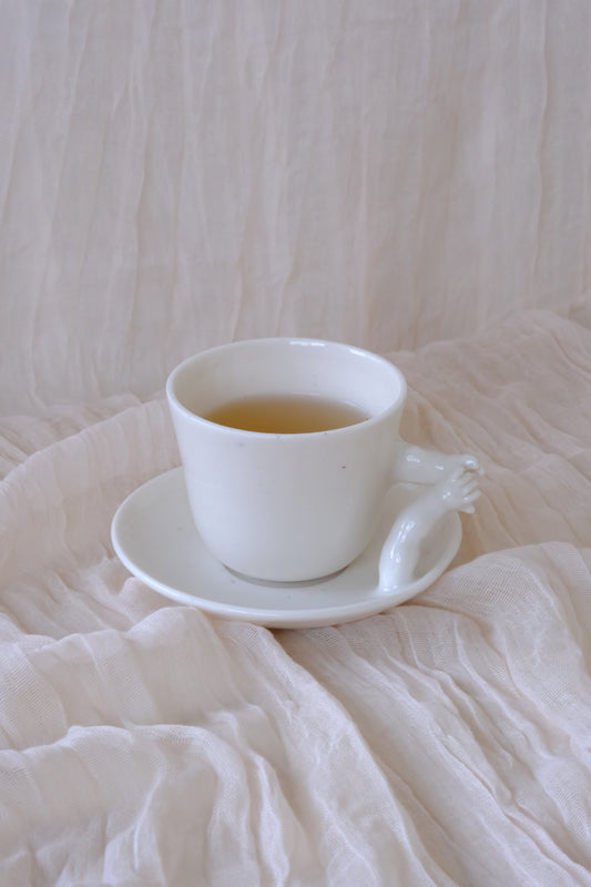 Touching Cup and Saucer Set