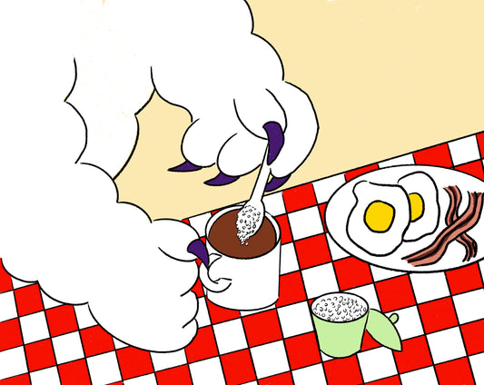 Yeti Breakfast Poster